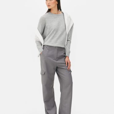 Crew Neck Fine Knit Sweater