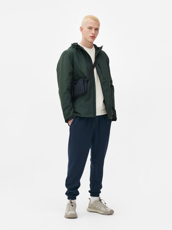 Color Block Rain Jacket
