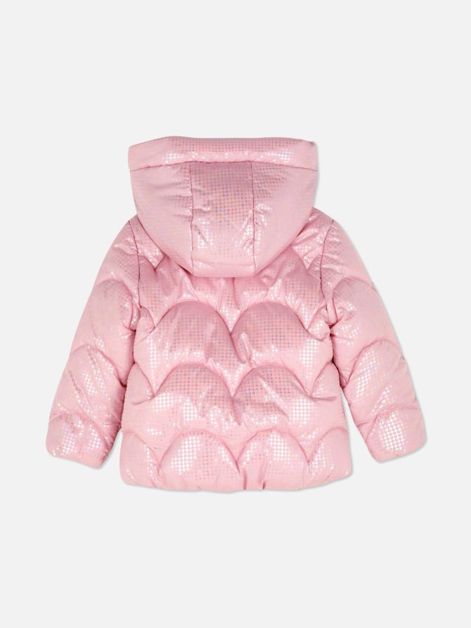 Metallic Padded Jacket - Image 4