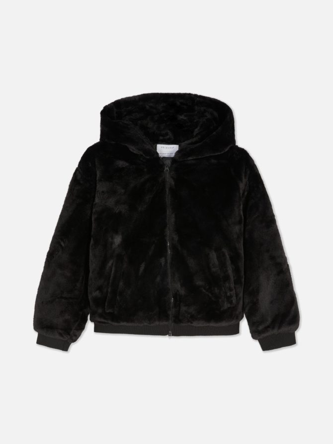 Faux Fur Hooded Jacket - Image 3