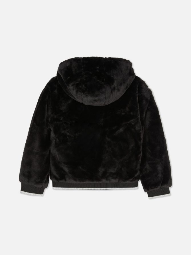 Faux Fur Hooded Jacket - Image 4