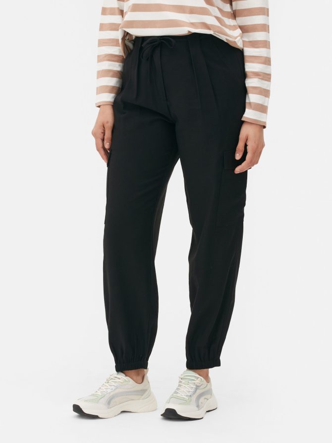 Cuffed Cargo Joggers - Image 2