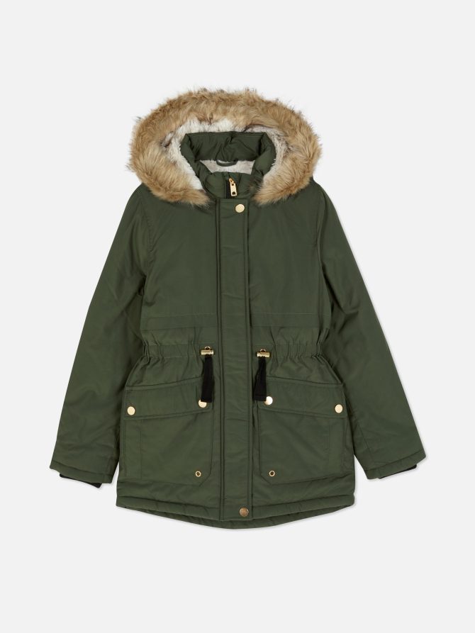 Faux Fur Hooded Parka - Image 3