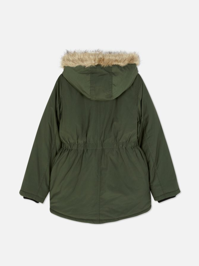 Faux Fur Hooded Parka - Image 4