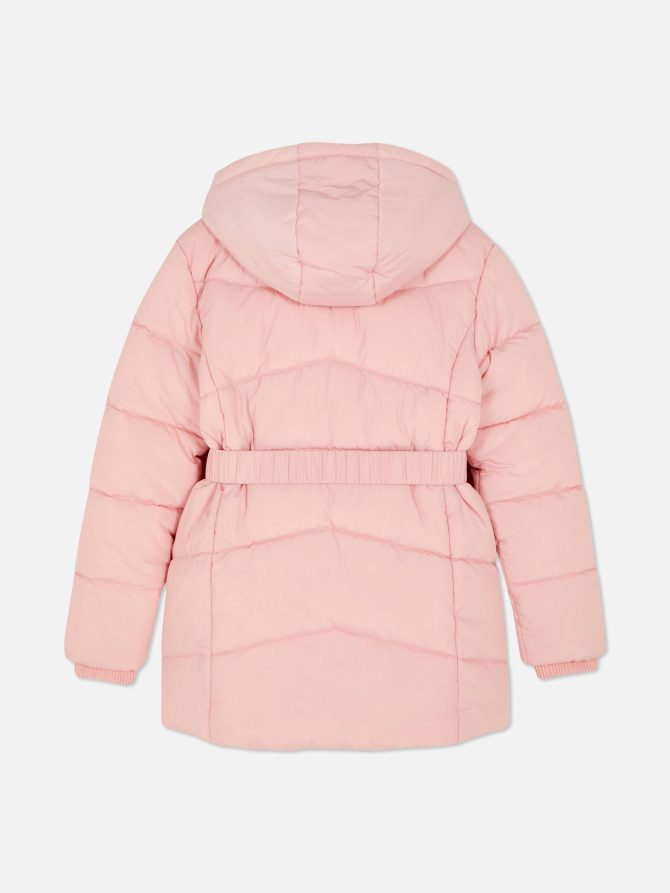 Belted Puffer Jacket - Image 2