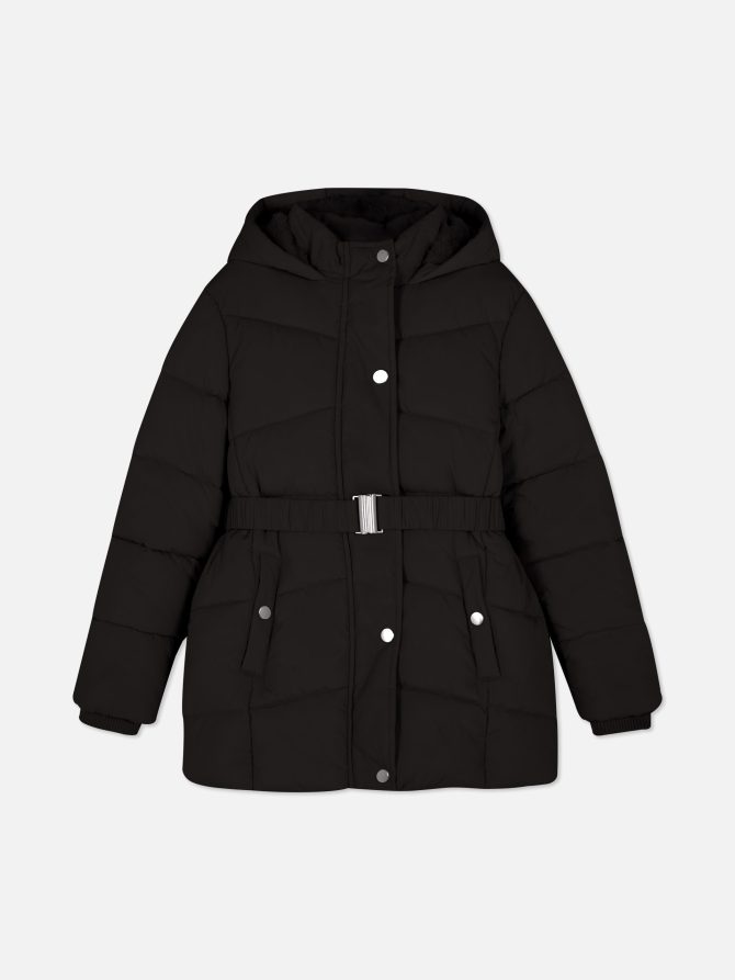 Belted Puffer Jacket