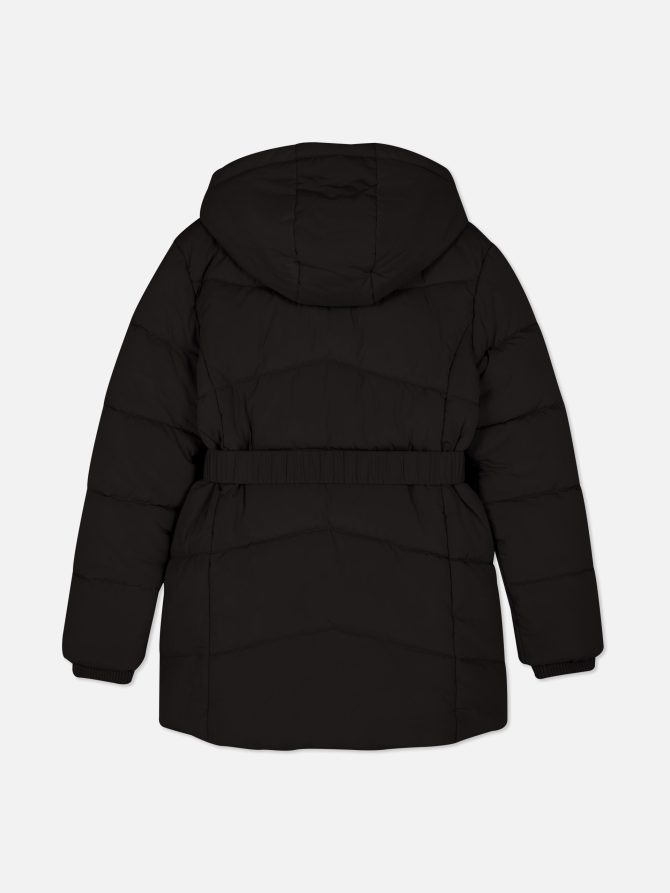 Belted Puffer Jacket - Image 2