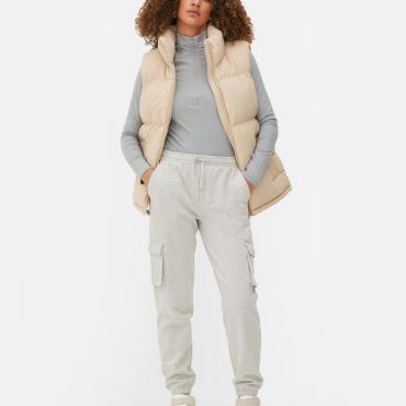 Funnel Neck Padded Vest