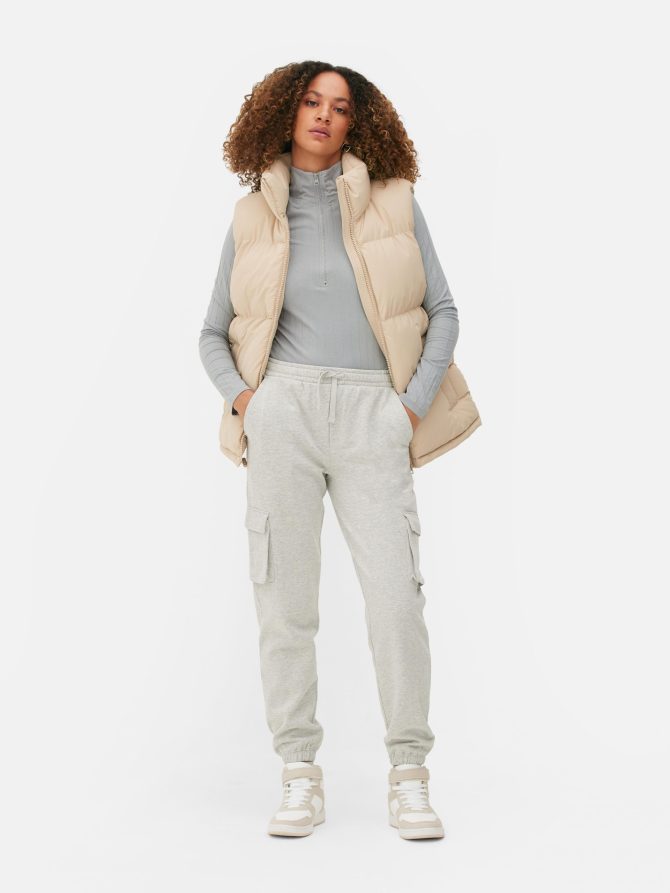 Funnel Neck Padded Vest