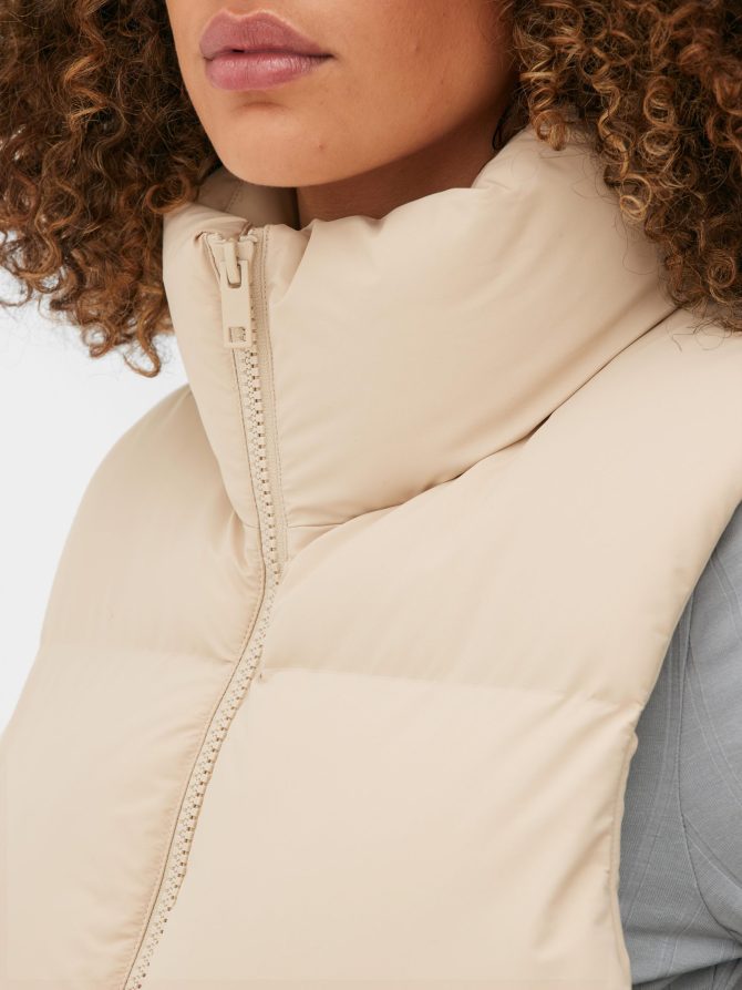 Funnel Neck Padded Vest - Image 3