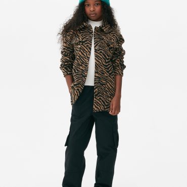 Animal Print Brushed Shacket