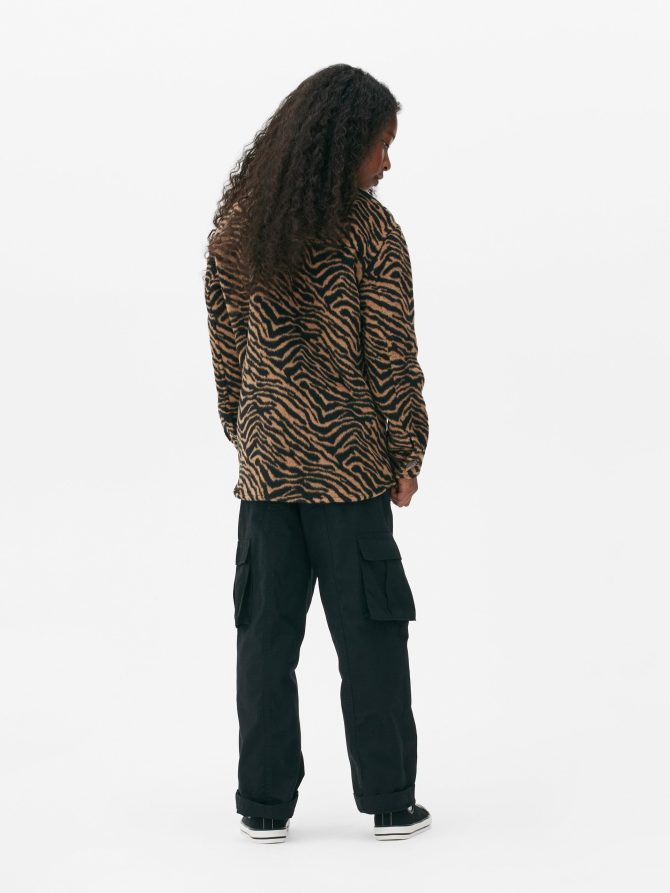 Animal Print Brushed Shacket - Image 2