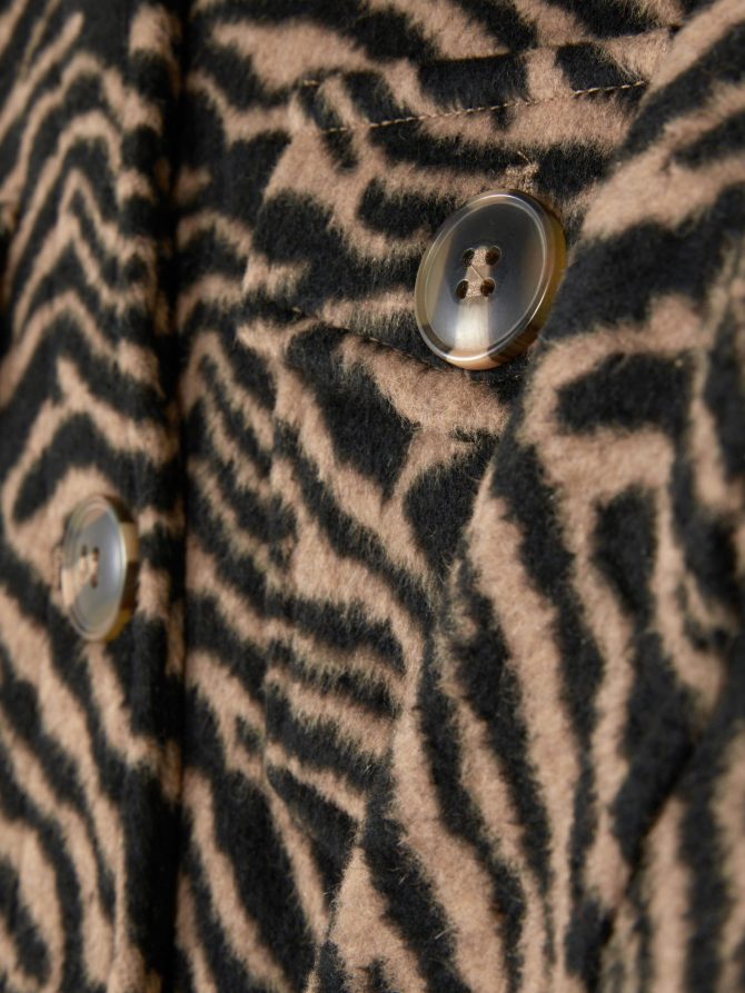 Animal Print Brushed Shacket - Image 5