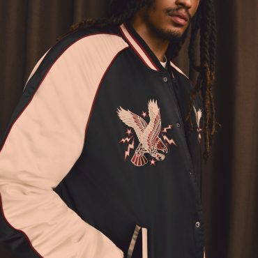 The Stronghold Satin Bomber Jacket