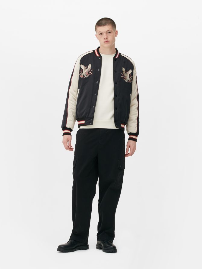 The Stronghold Satin Bomber Jacket - Image 2