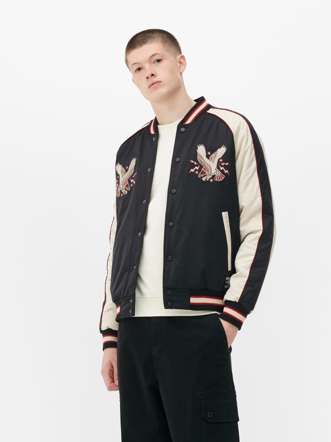 The Stronghold Satin Bomber Jacket - Image 3