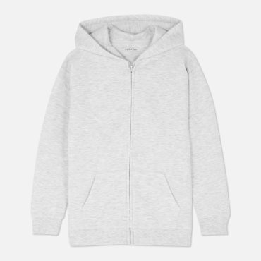 Older Boy Textured Zip Hoodie
