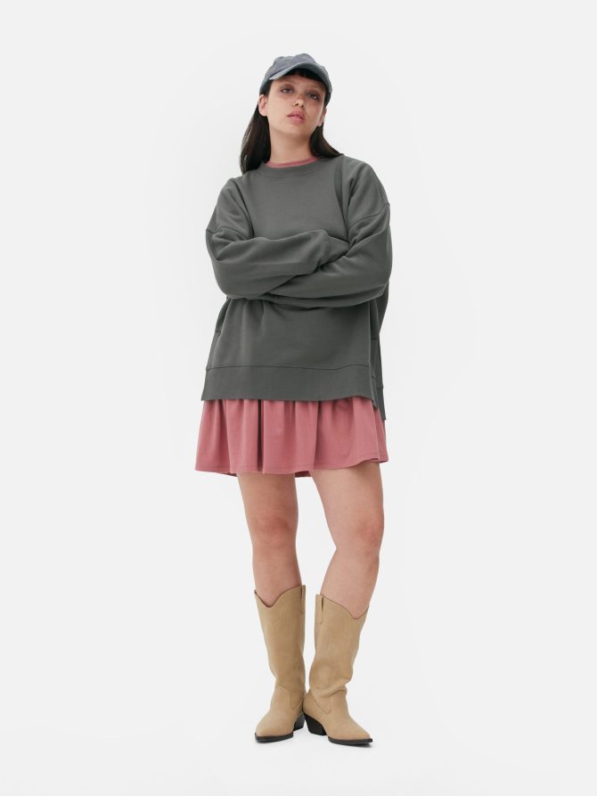 Oversized Crew Sweatshirt