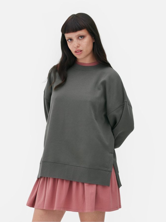 Oversized Crew Sweatshirt - Image 2
