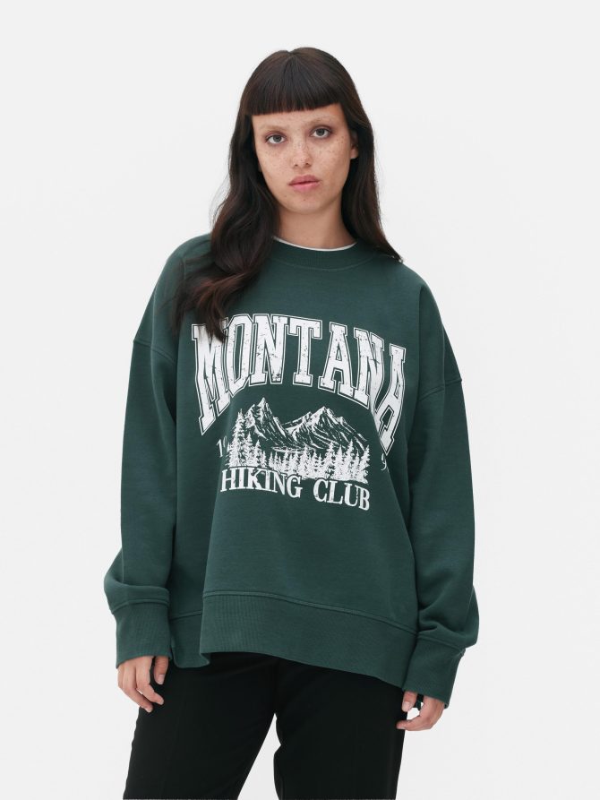 Oversized Slogan Sweatshirt - Image 2