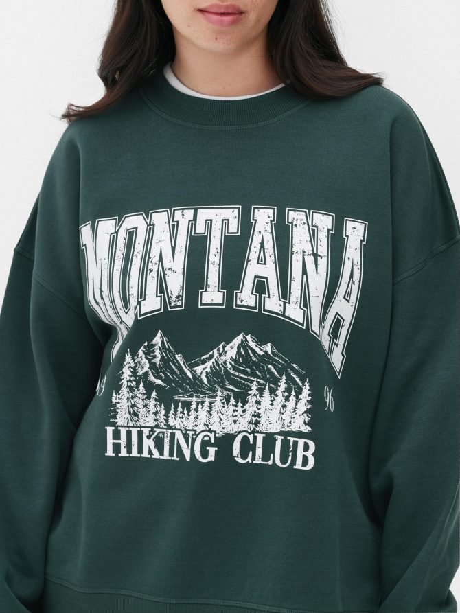 Oversized Slogan Sweatshirt - Image 3