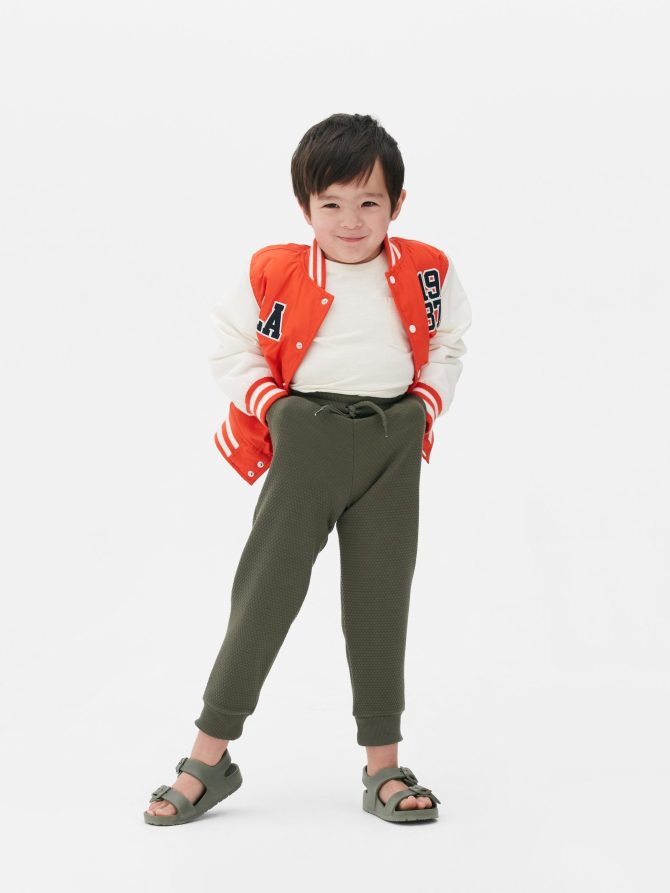 Geometric Texture Joggers