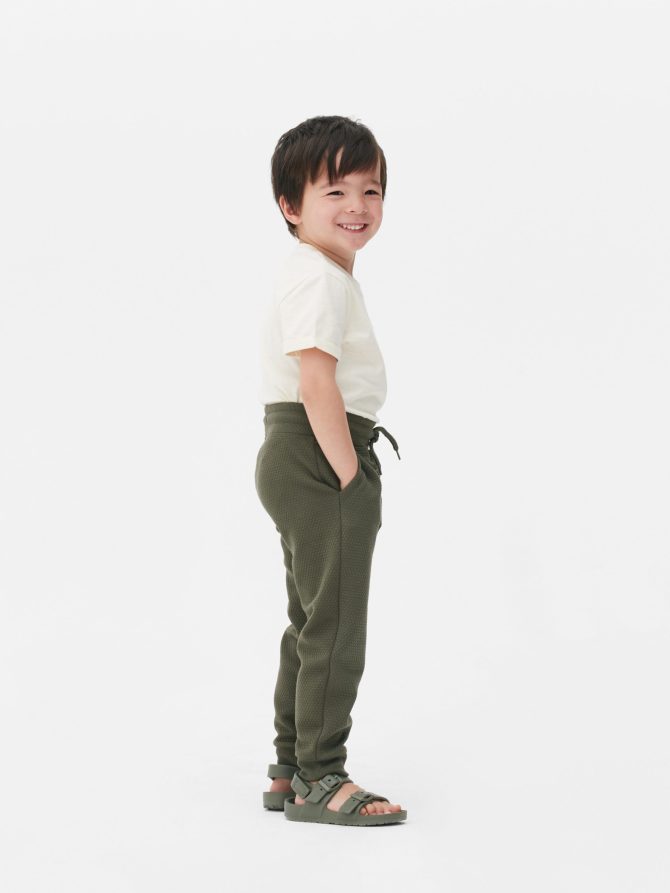 Geometric Texture Joggers - Image 2