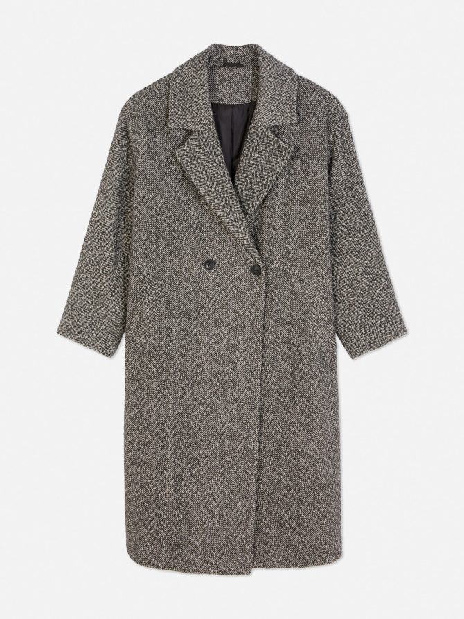 Rita Ora Herringbone Oversized Coat - Image 5