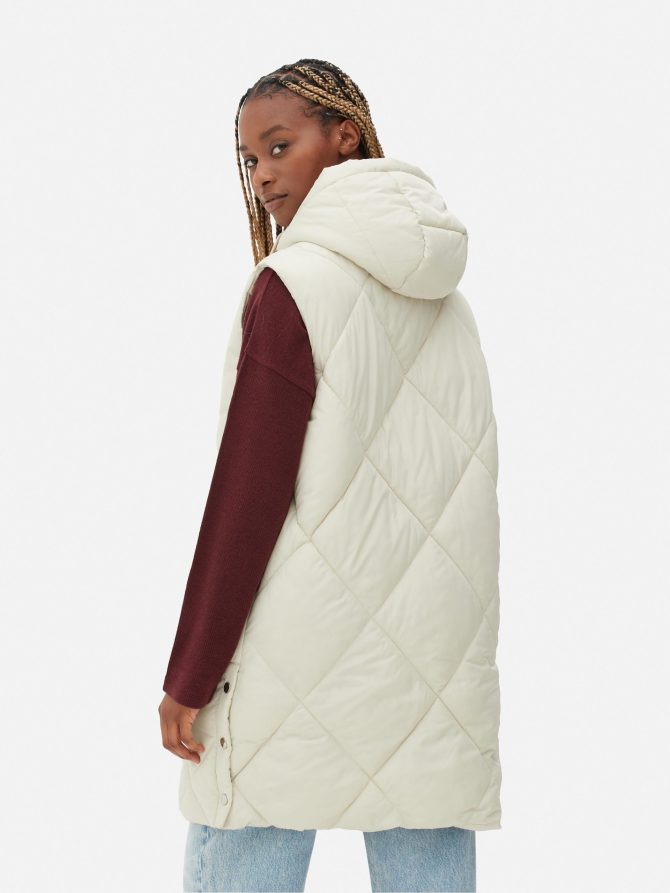 Padded Vest With Hood - Image 4