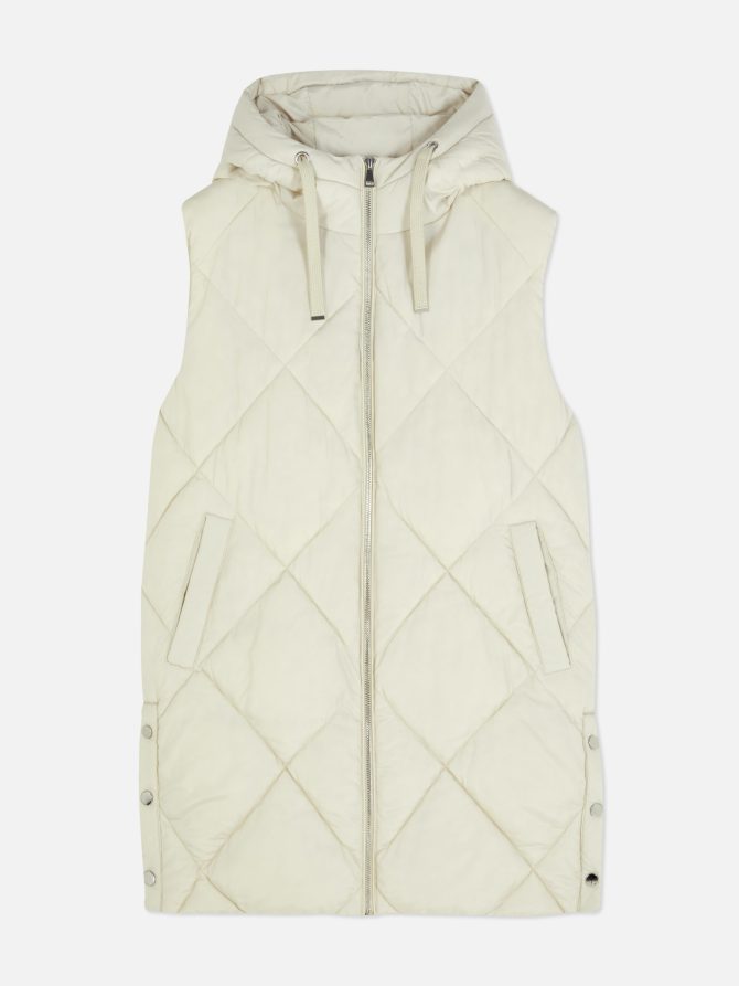 Padded Vest With Hood - Image 5