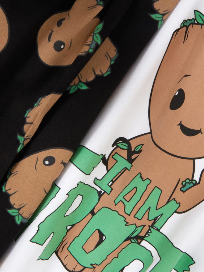 Disney Character Print Jersey Pajamas - Image 2