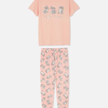 Disney Graphic T-Shirt and Bottoms Pyjamas