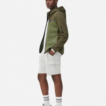 Two-Tone Zip Hoodie
