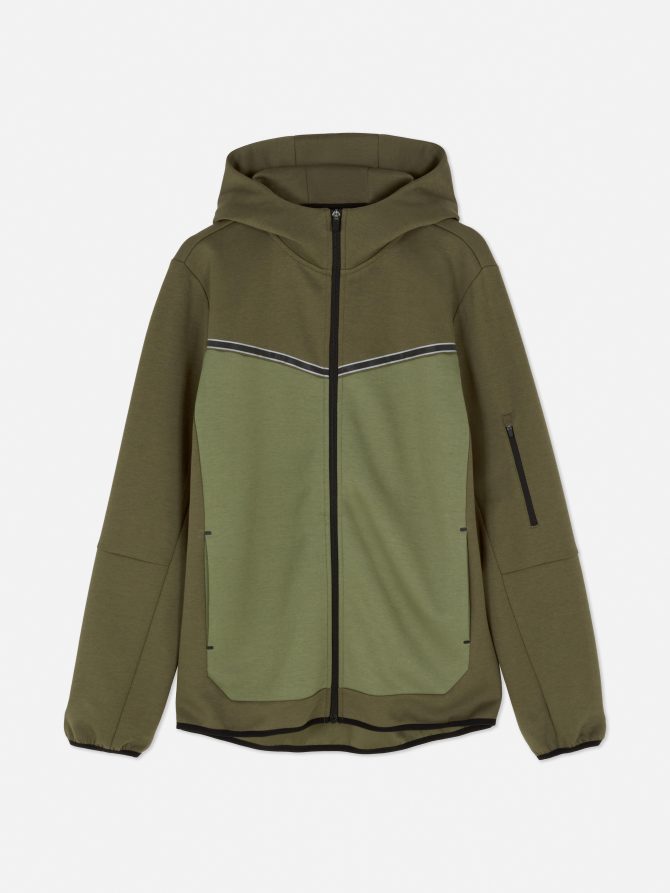 Two-Tone Zip Hoodie - Image 5