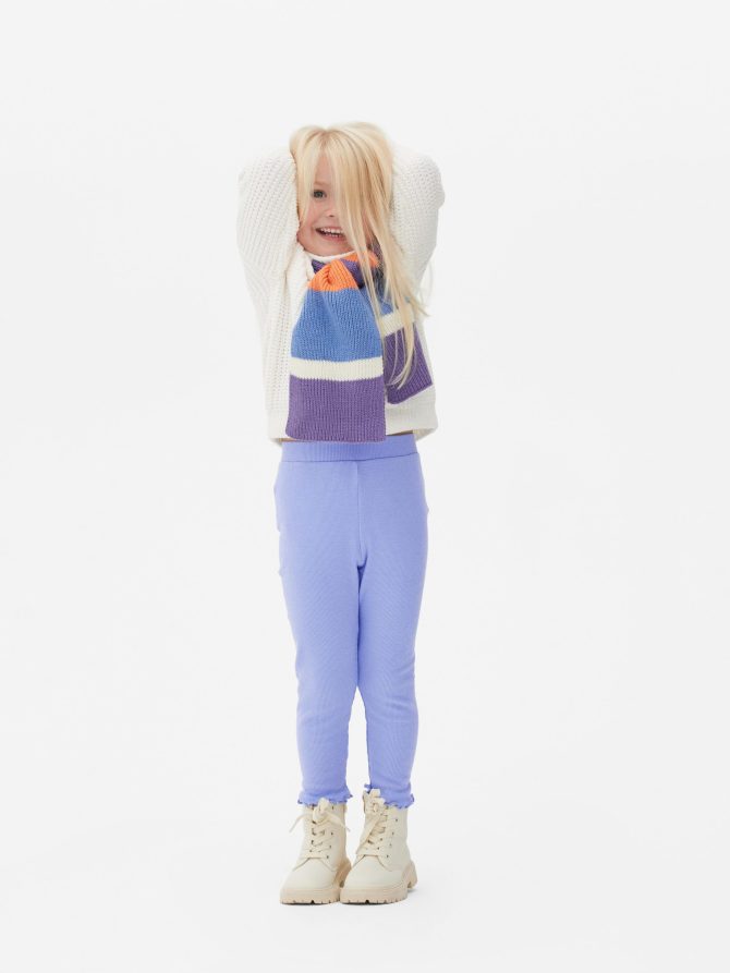 Ribbed Stretch Leggings