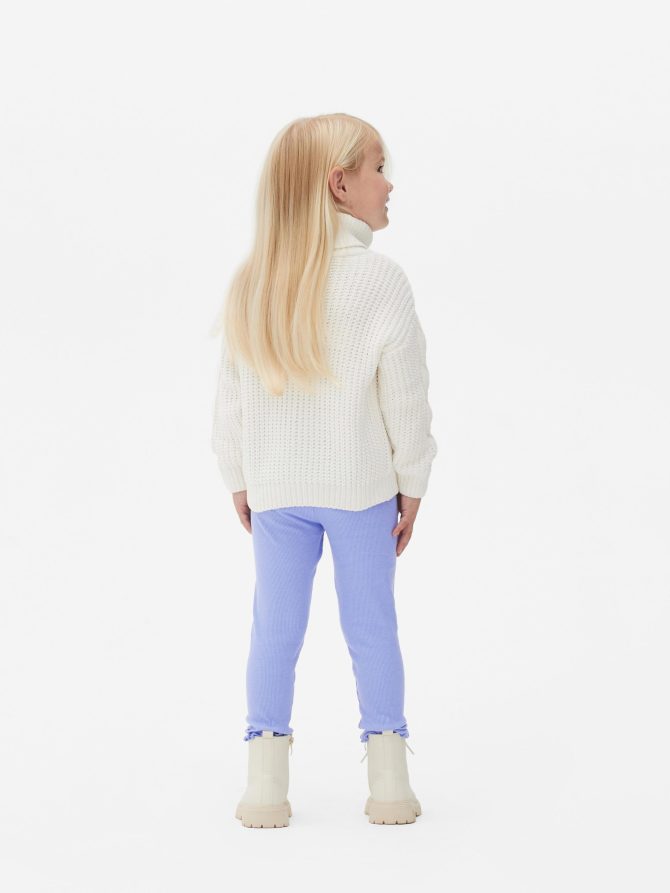 Ribbed Stretch Leggings - Image 2