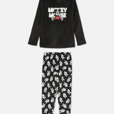 Disney Character Full-Length Fleece Pajamas