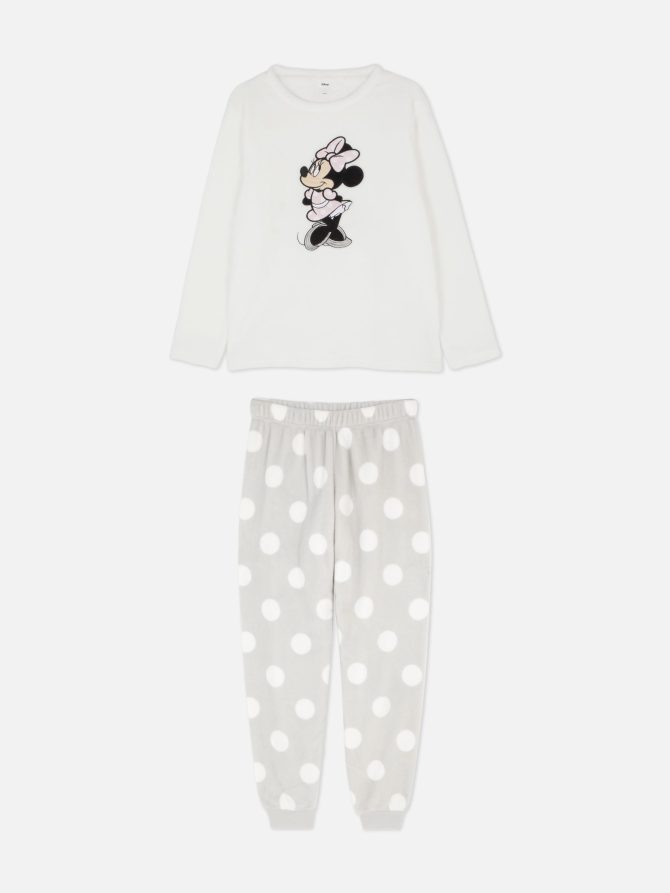 Disney Embroidered Fleece Pajamas