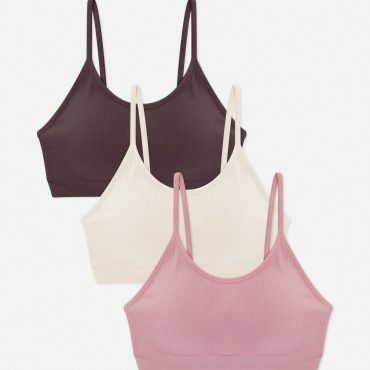 3-Pack Seam-Free Crop Tops