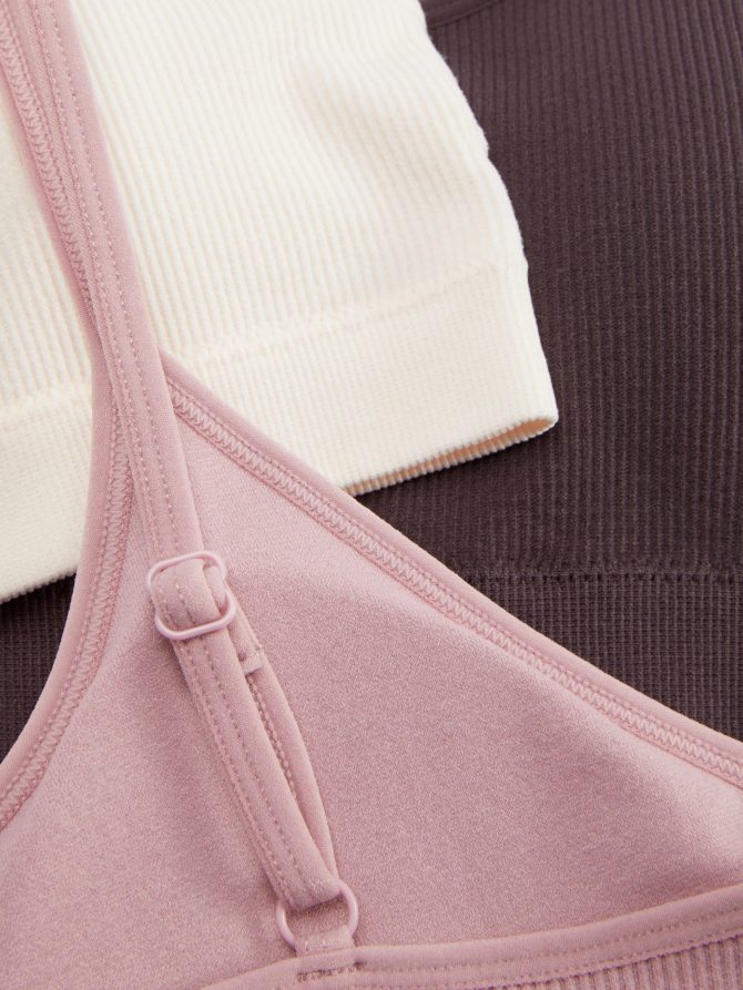 3-Pack Seam-Free Crop Tops - Image 2