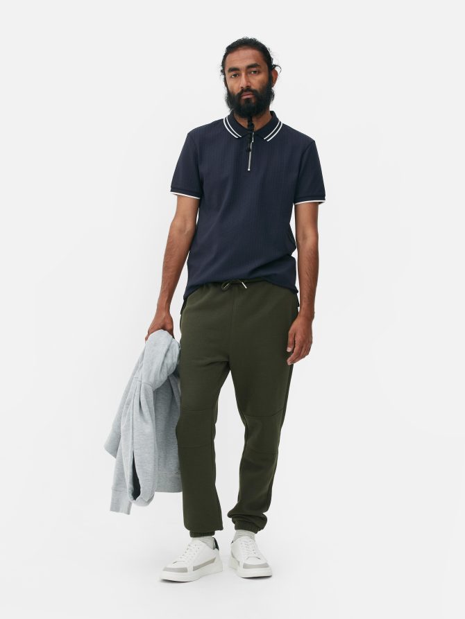 Slim Fit Panelled Joggers