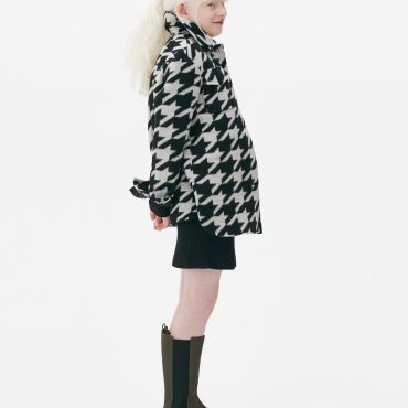 Houndstooth Check Shacket