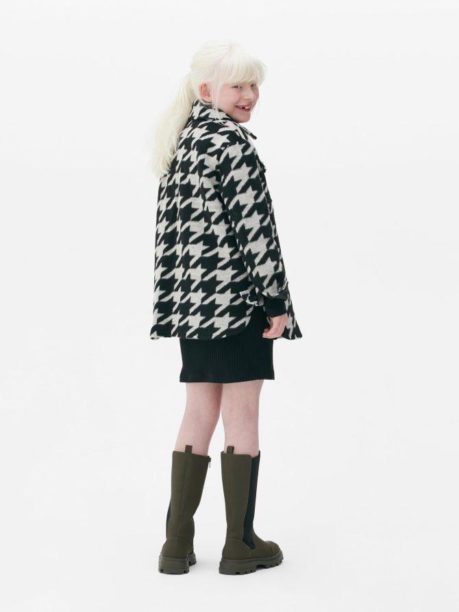 Houndstooth Check Shacket - Image 2