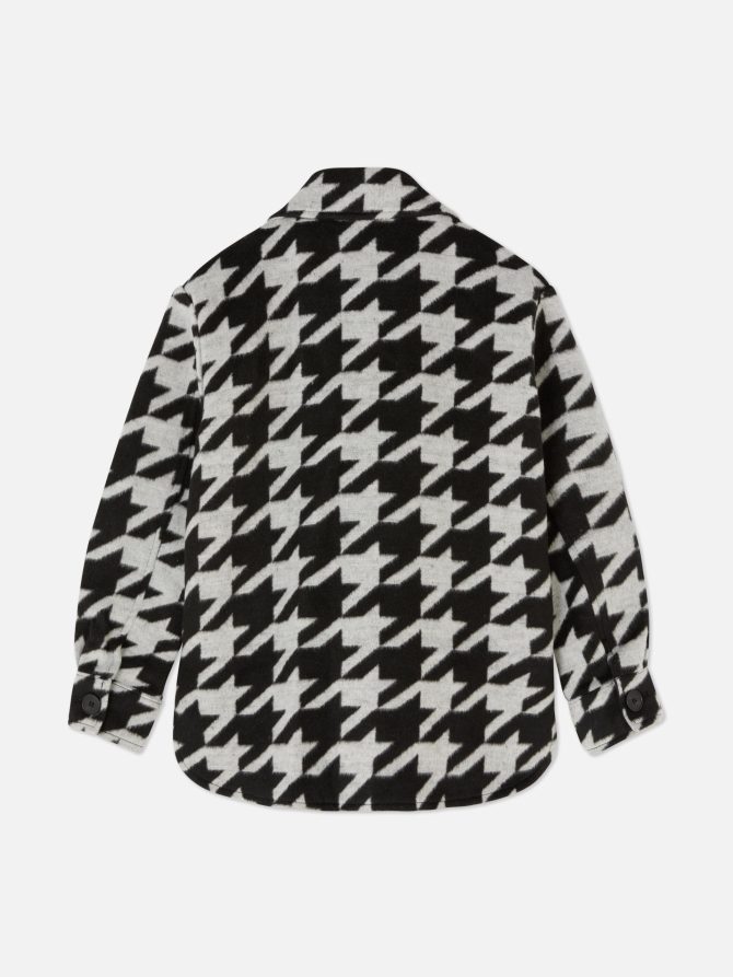 Houndstooth Check Shacket - Image 4