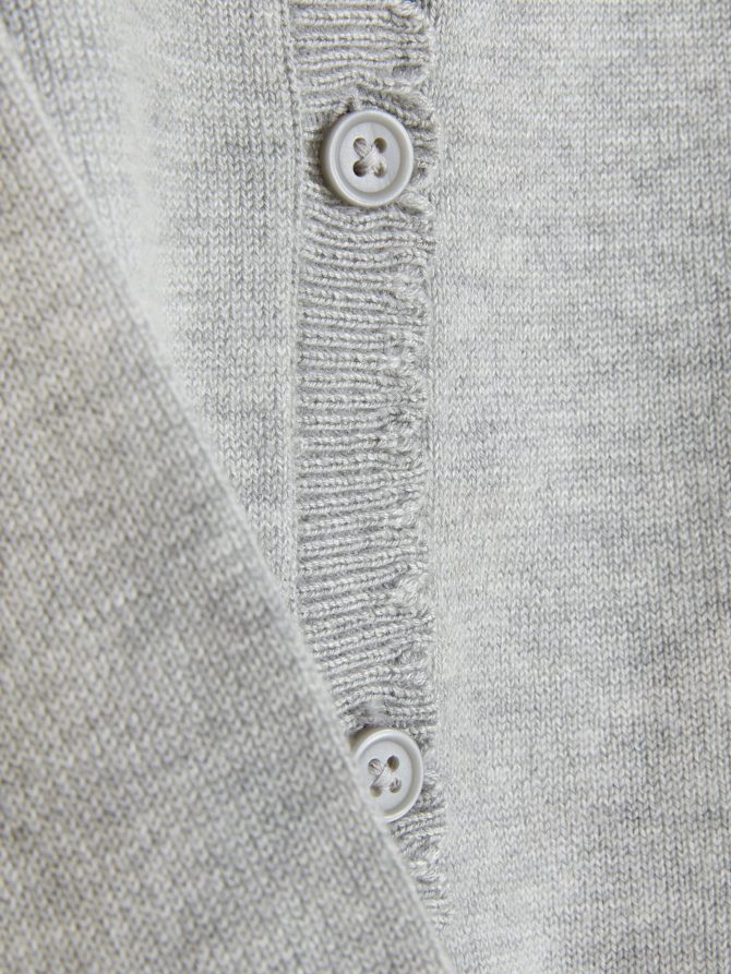 Scallop Trim Cardigan - Image 3