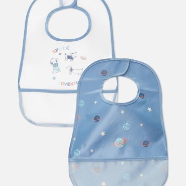2-Pack Space Dogs Bibs