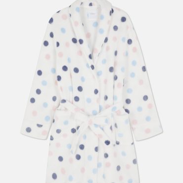 Mid-Length Fleece Robe