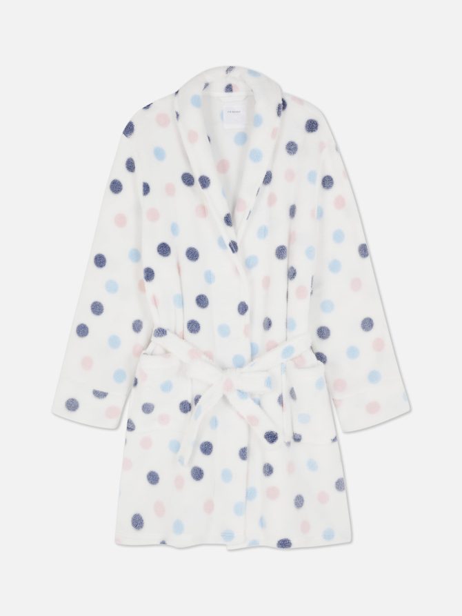Mid-Length Fleece Robe