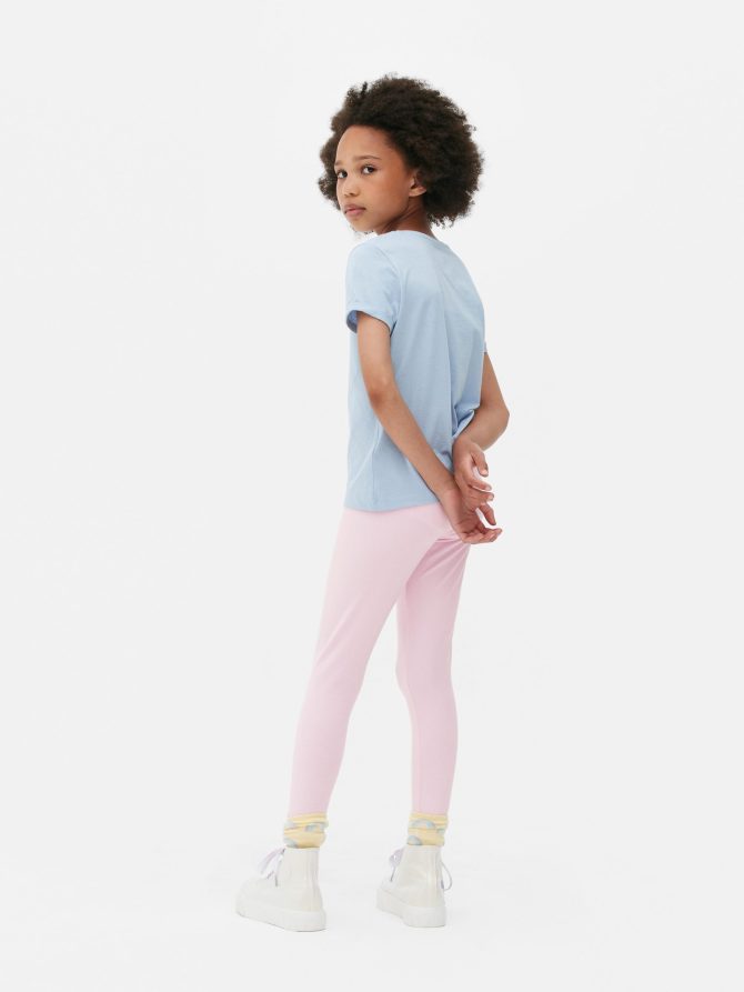 Stretch Color Block Leggings - Image 2