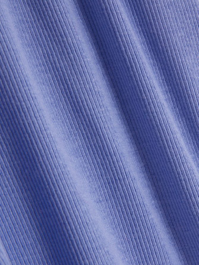 Ribbed Lettuce Trim T-Shirt - Image 5
